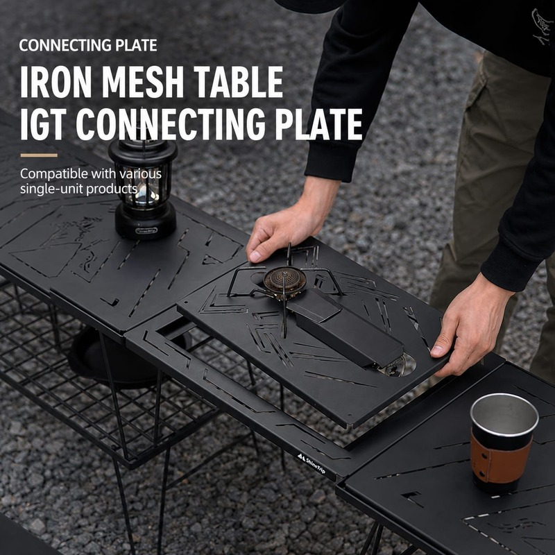 08 Shinetrip Foldable Steel Mesh Multipurpose Table