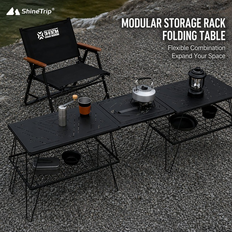 14 Shinetrip Foldable Steel Mesh Multipurpose Table