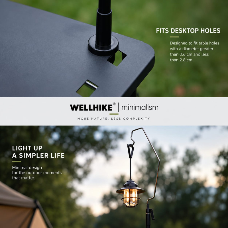 Wellhike S Shape Lamp Holder  (6)