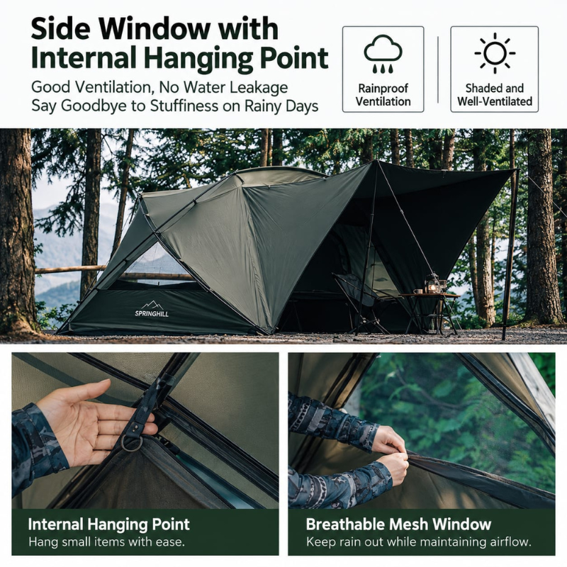 Springhill Penglai Shelter Cotton Tent 4P (14)