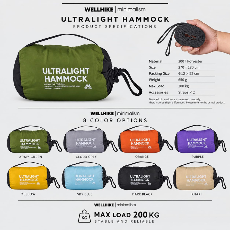 Wellhike SWS Double Ultralight Hammock (2)