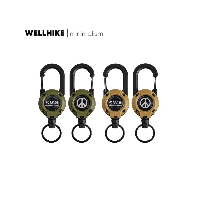 Wellhike D-Shape Wire Clip Carabiner