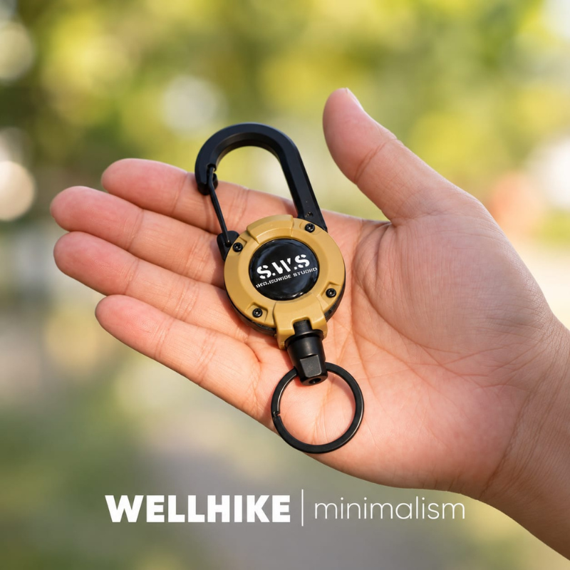 Wellhike D-Shape Wire Clip Carabiner (2)