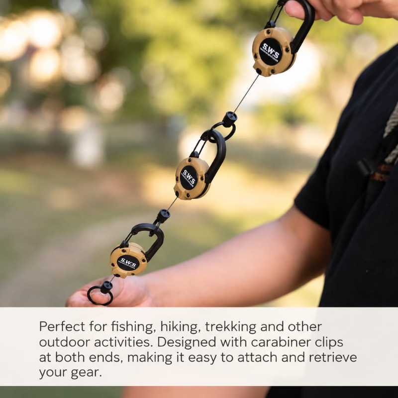 Wellhike D-Shape Wire Clip Carabiner (4)
