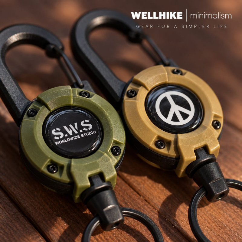Wellhike D-Shape Wire Clip Carabiner (7)
