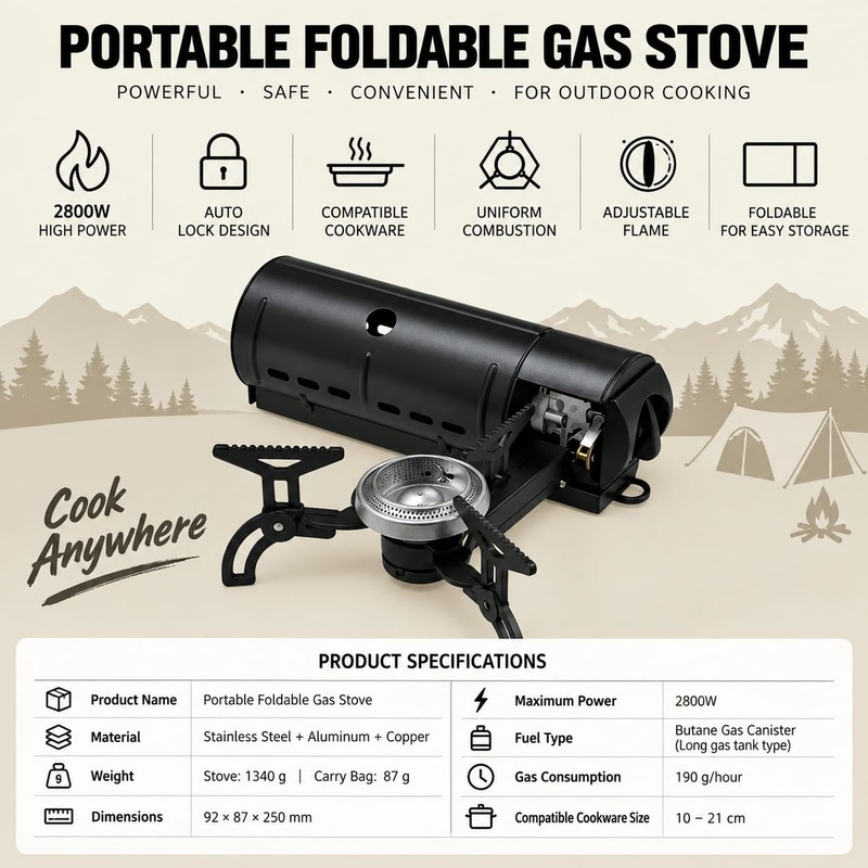 CLS Folding Portable Stove (8)
