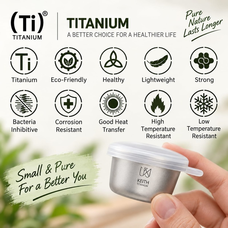 KEITH Titanium Mini Container Set with Pouch （Ti1161） (5)