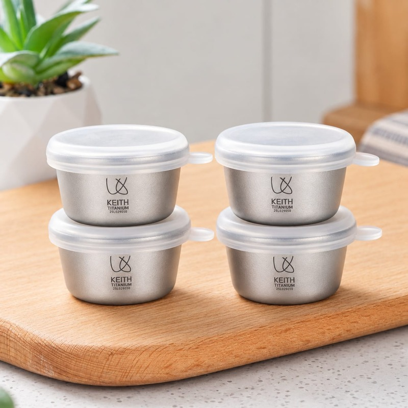 KEITH Titanium Mini Container Set with Pouch （Ti1161） (9)