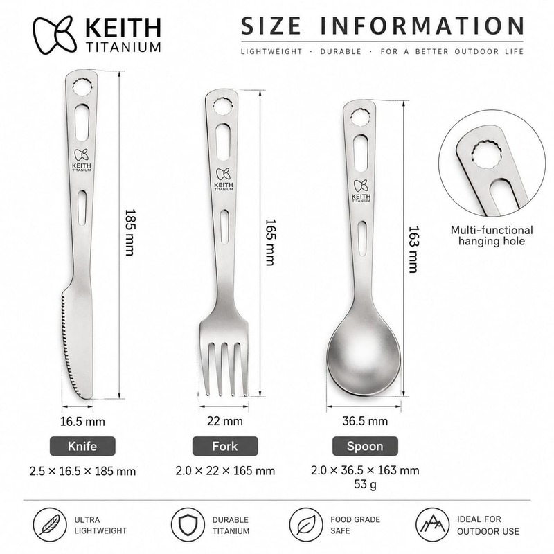 _KEITH Titanium Cutlery Set To 3-Piece (Ti5213) (2)
