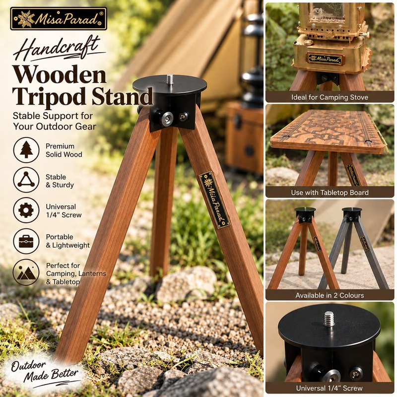 Misaparad Hand Crafted Camping Tripod (10)
