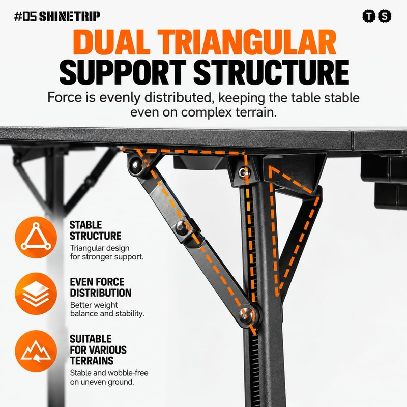 Shinetrip 4 Fold Adjustable Table (5)