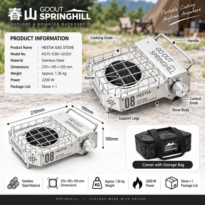 Springhill Zhurong Portable Gas Stove (18)