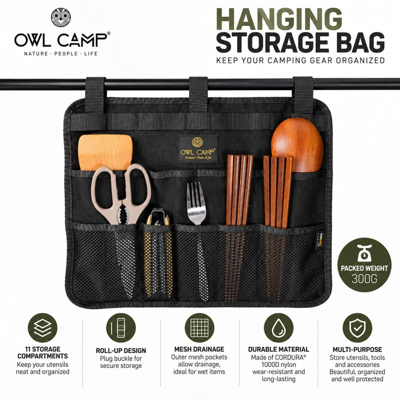 OWLCAMP X-Pac Roll-Up Cutlery Bag (4)