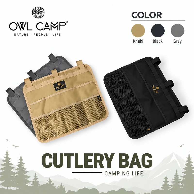 OWLCAMP X-Pac Roll-Up Cutlery Bag (13)