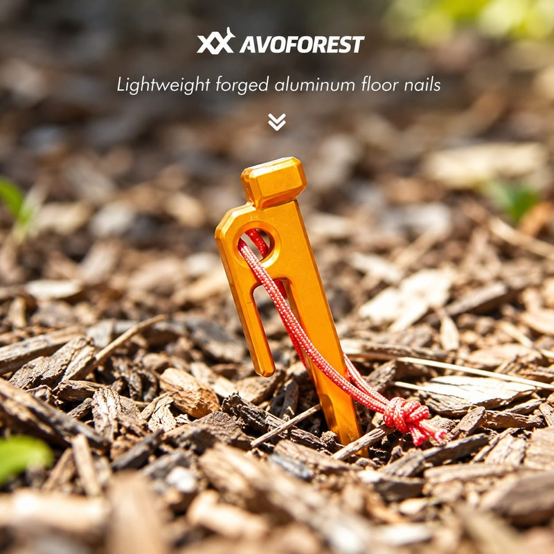 Avoforest Hardened Aluminium Alloy Lightweight Peg (3)