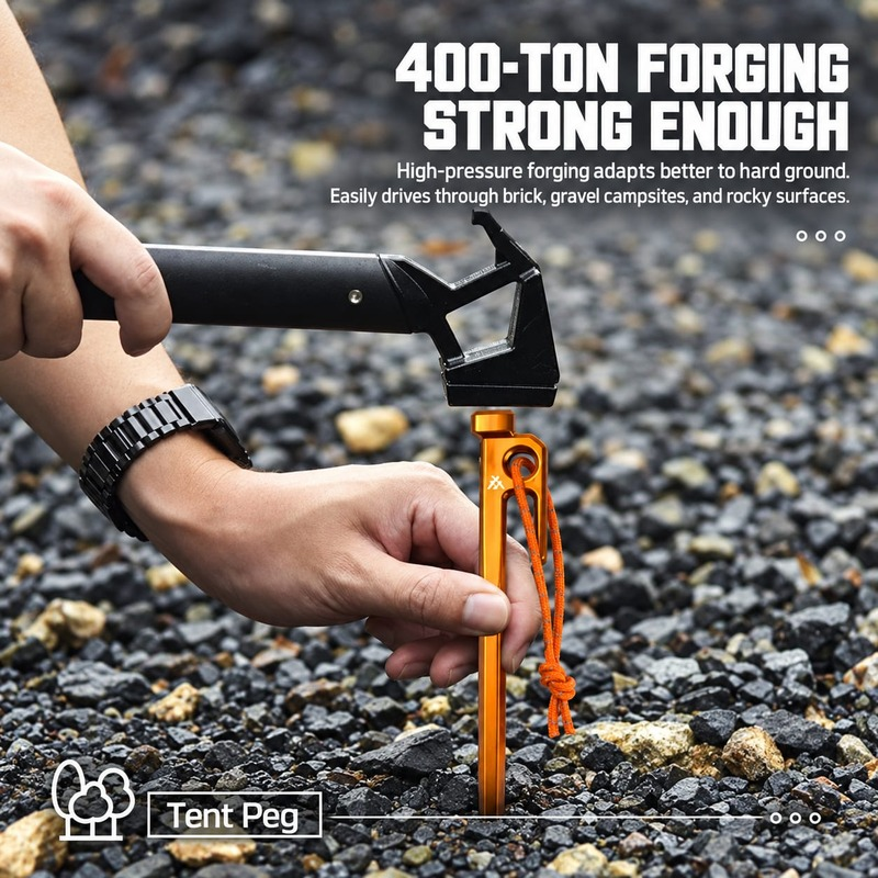 Avoforest Hardened Aluminium Alloy Lightweight Peg (5)