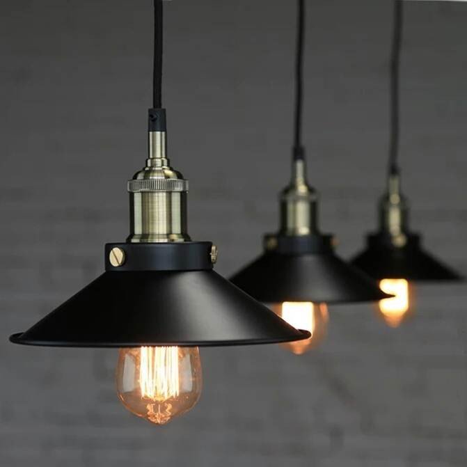 Metal Filament Retro Pendant Light B