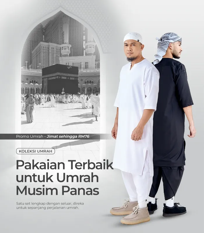 Koleksi Umrah Surra Concept - pakaian terbaik untuk umrah musim panas