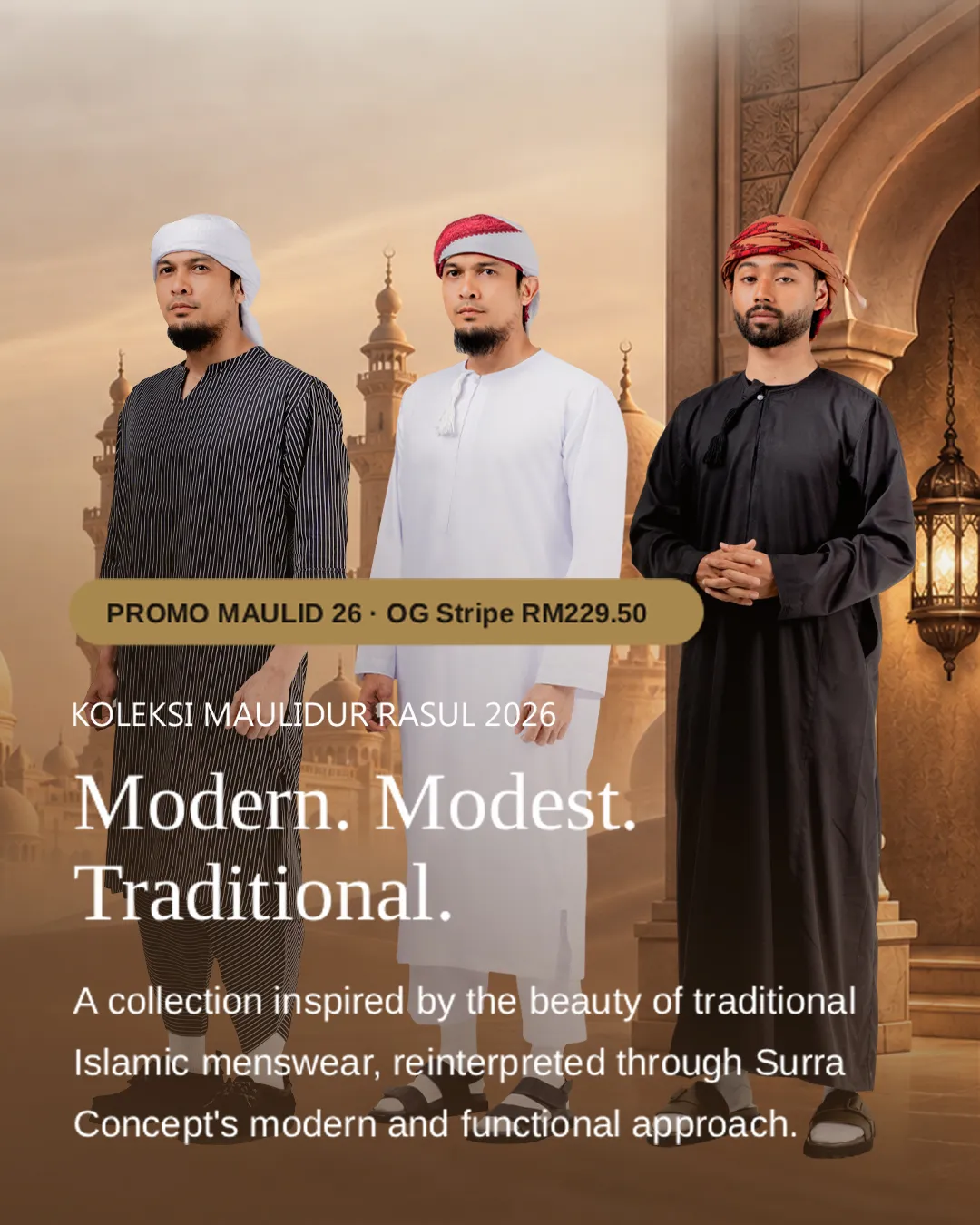 Koleksi Maulidur Rasul 2026 - Modern Modest Traditional mobile