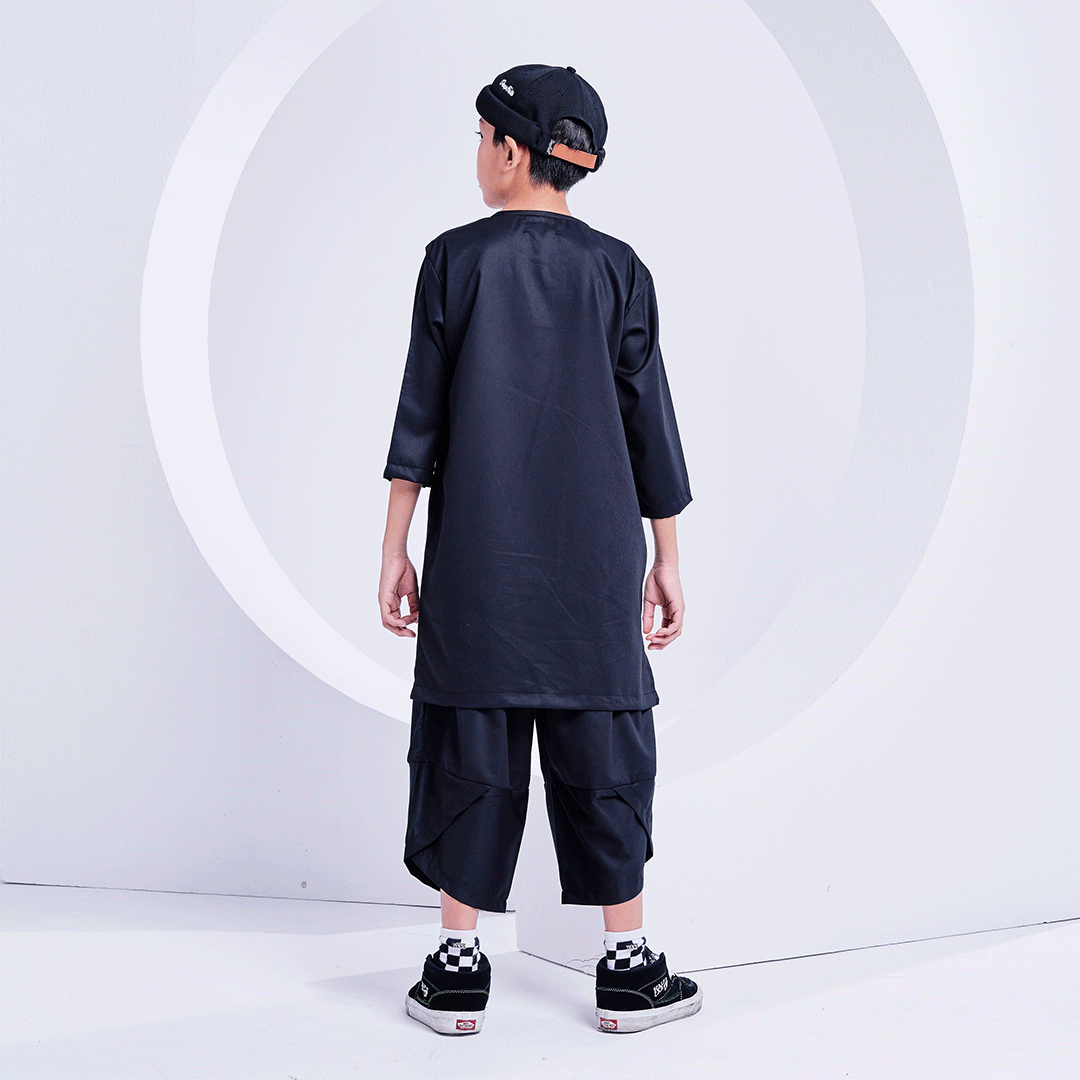 Surra_Kurta-Kids_Black_2