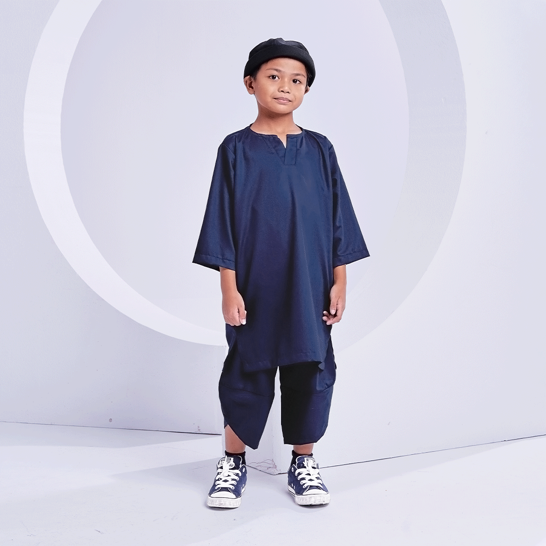 Surra_Kurta-Kids_Navy-Blue_1