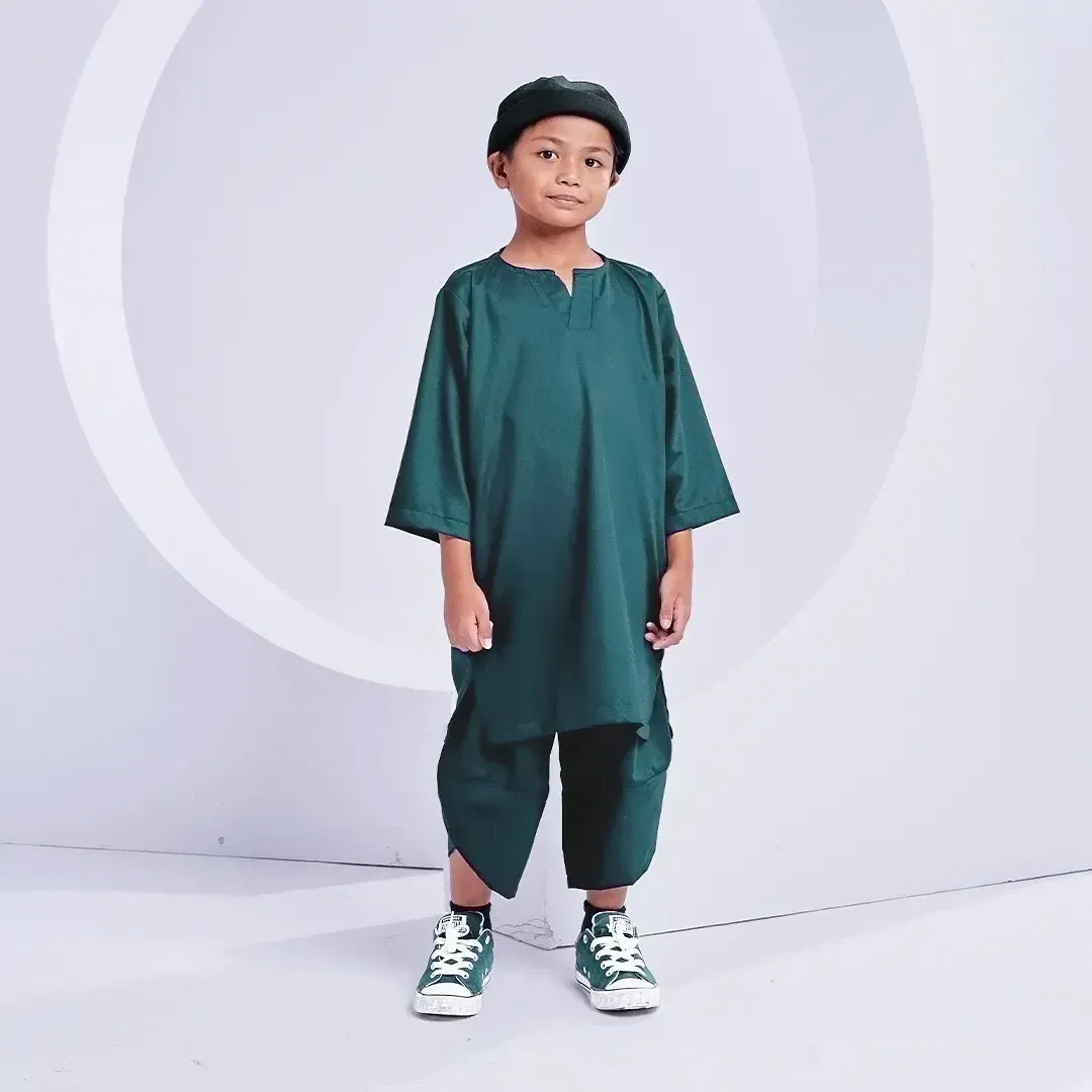 Surra_Kurta-Kids_emerald_1