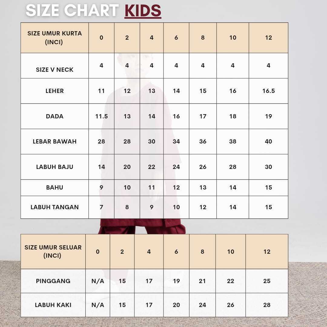 Nassr Sizing Kids Raya 