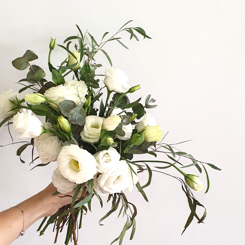 Muse Floral White Eustoma Hand Tie Bouquet.png