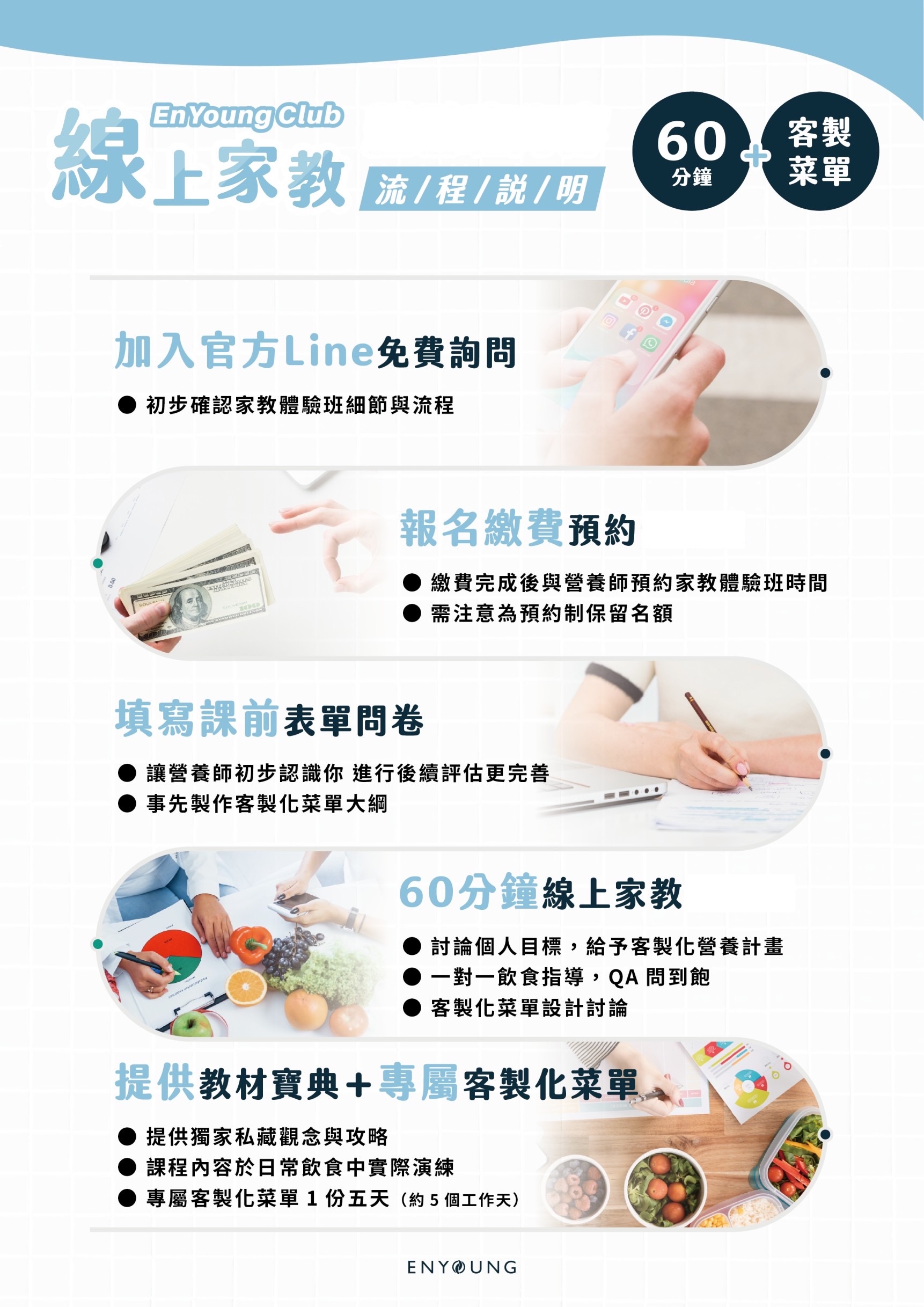 減脂增肌 線上家教體驗班（60+菜單）