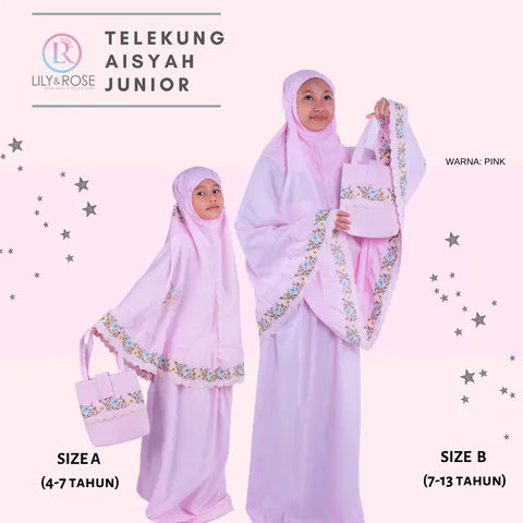 Telekung Kanak Kanak Telekung Lily Rose