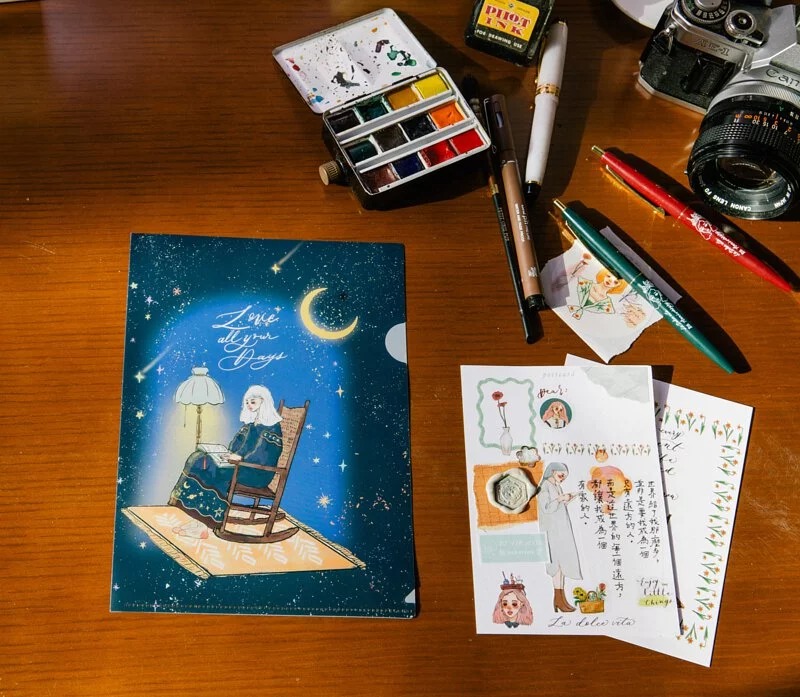 日子有星星有月亮 資料夾 A5尺寸