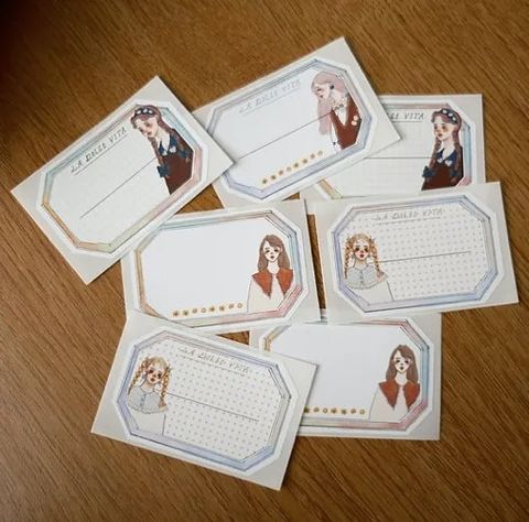 甜蜜生活 八角標籤貼紙（8入）_1680014