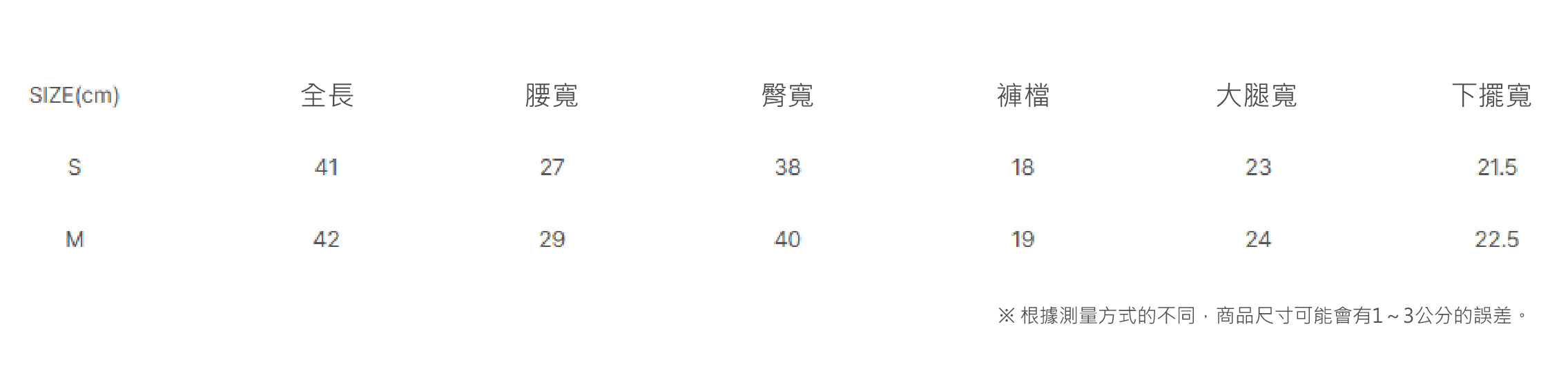 尺寸