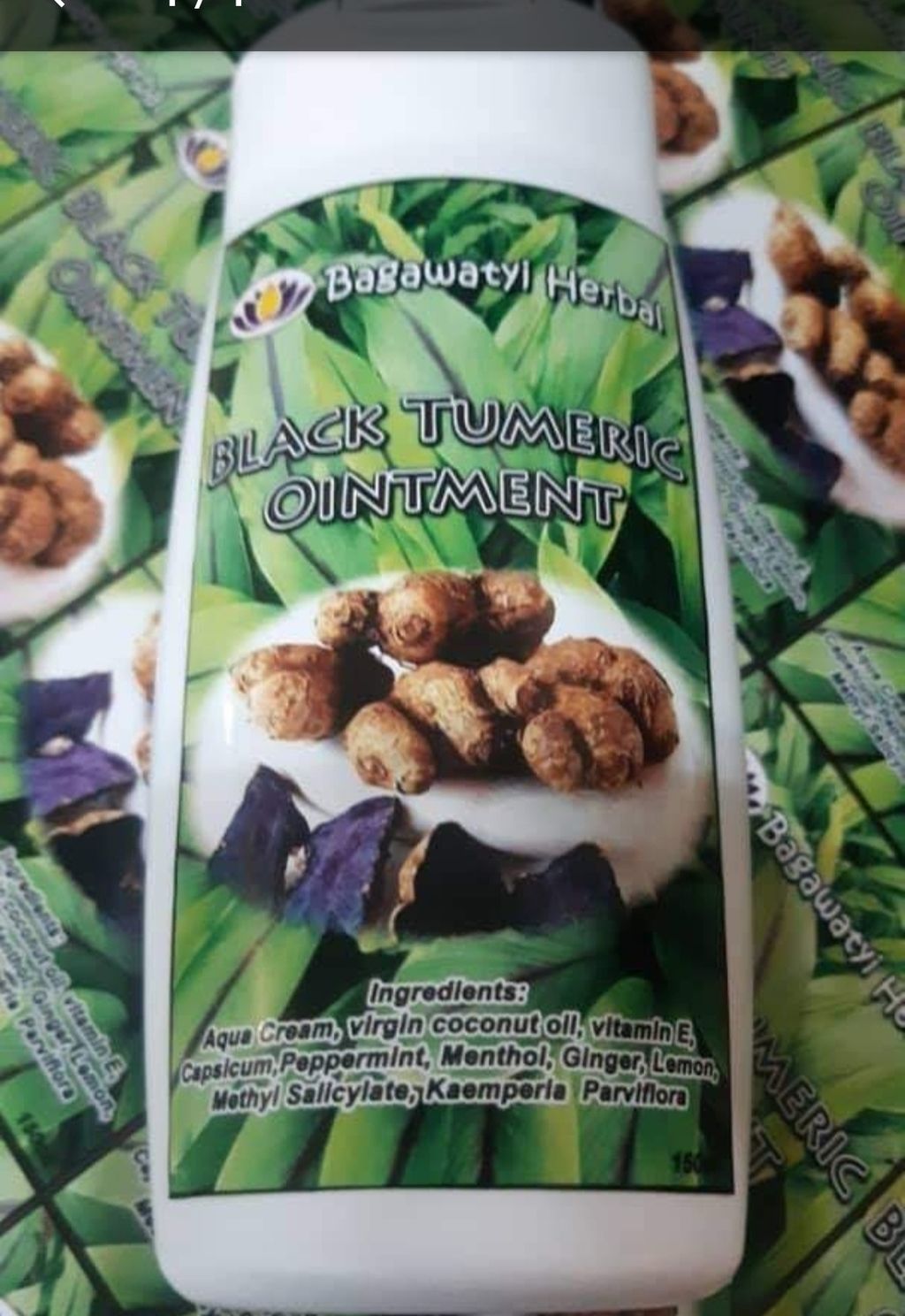 Black.Tumeric Ointment 250ml Bagawatyi Herbal Enterprise9413