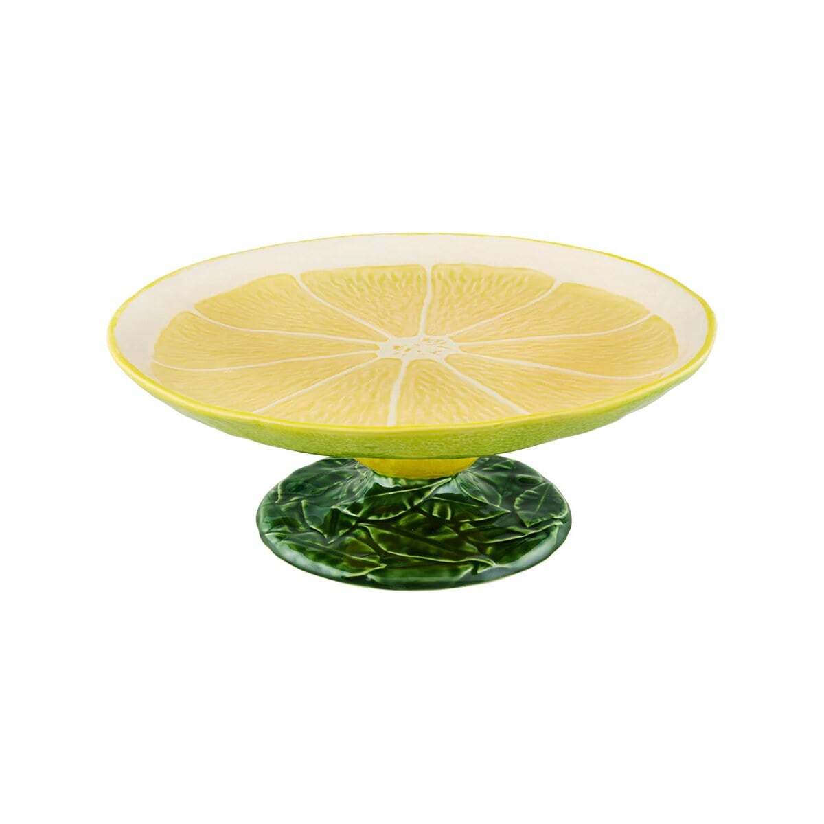 BORDALLO-PINHEIRO-Alzata-Limone-33-cm