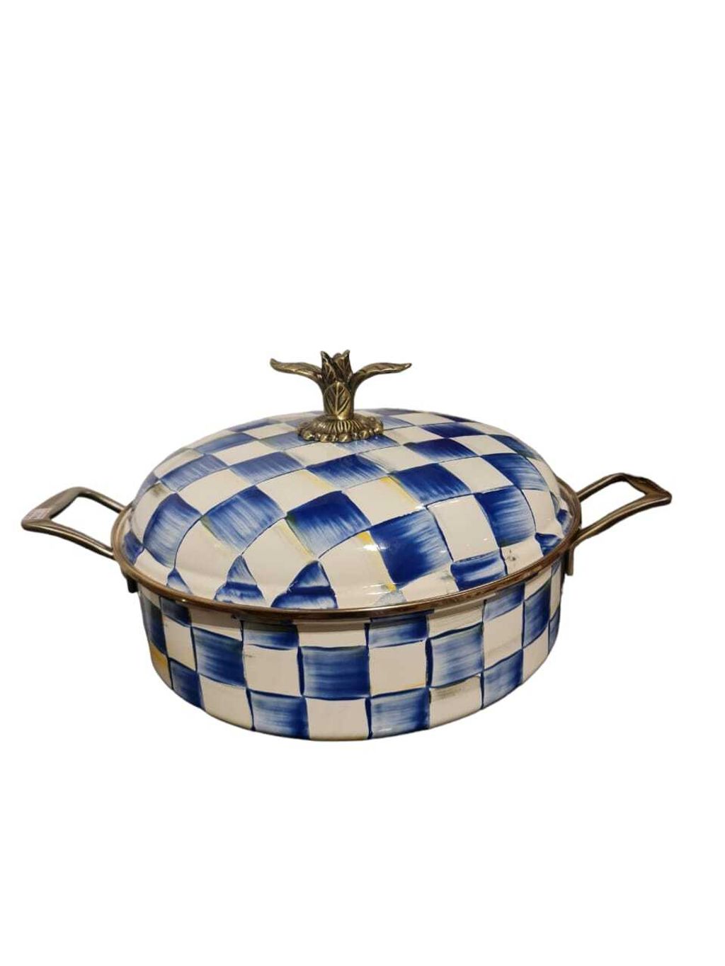 5Qt Royal Checked Casserole