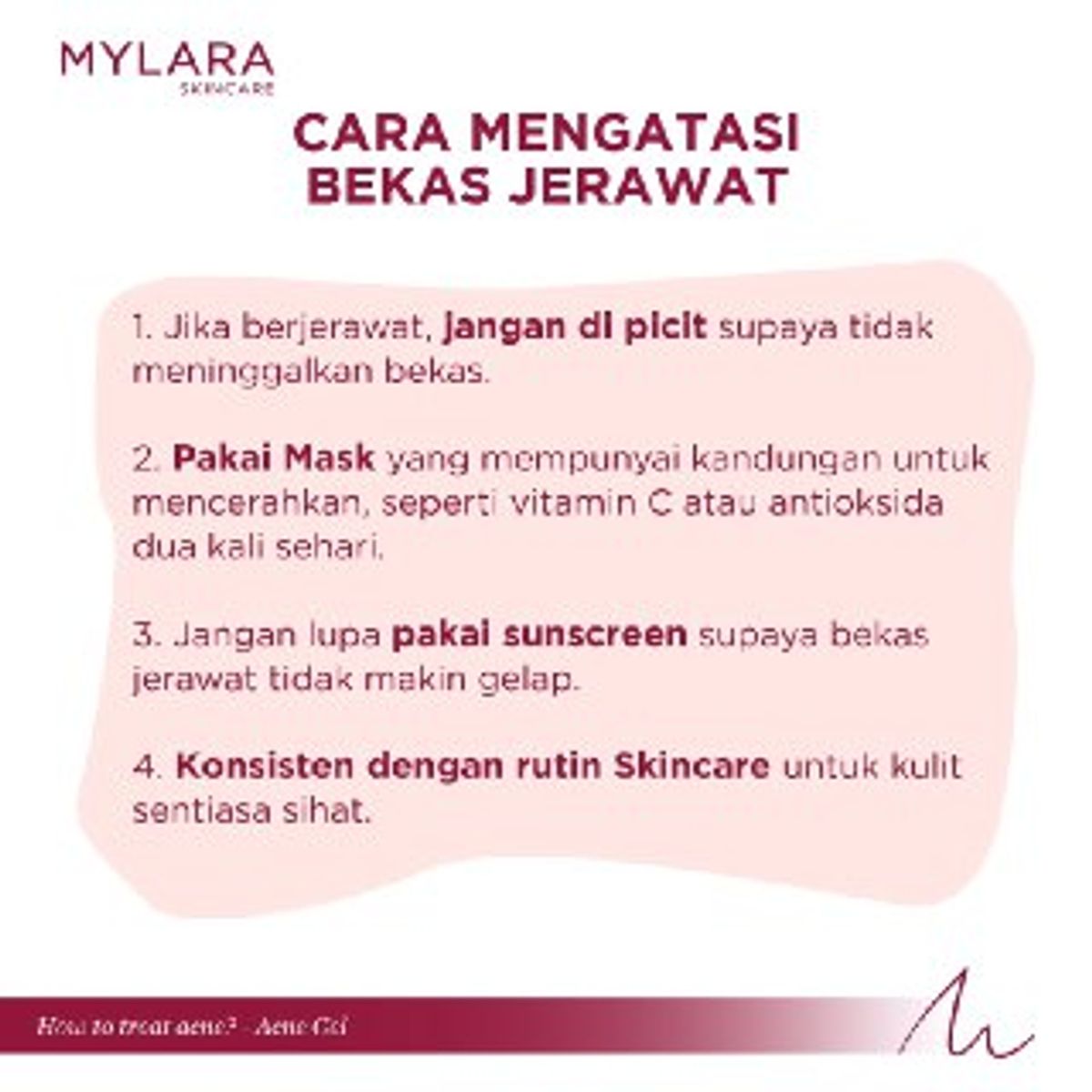 4 LANGKAH ATASI BEKAS JERAWAT. NO.3 KITA SELALU TERLUPA!