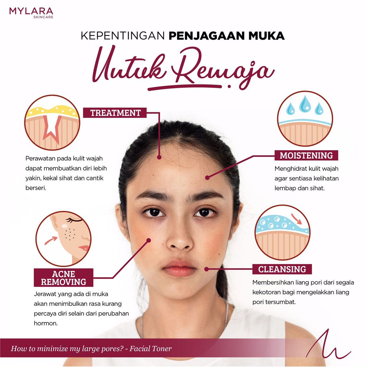 Kepentingan Penjagaan Muka Untuk Remaja Mylara Skincare