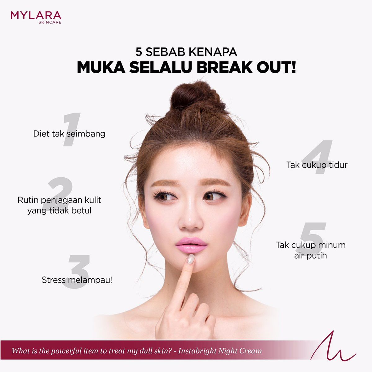 5 Sebab Kenapa Muka Selalu Breakout Mylara Skincare