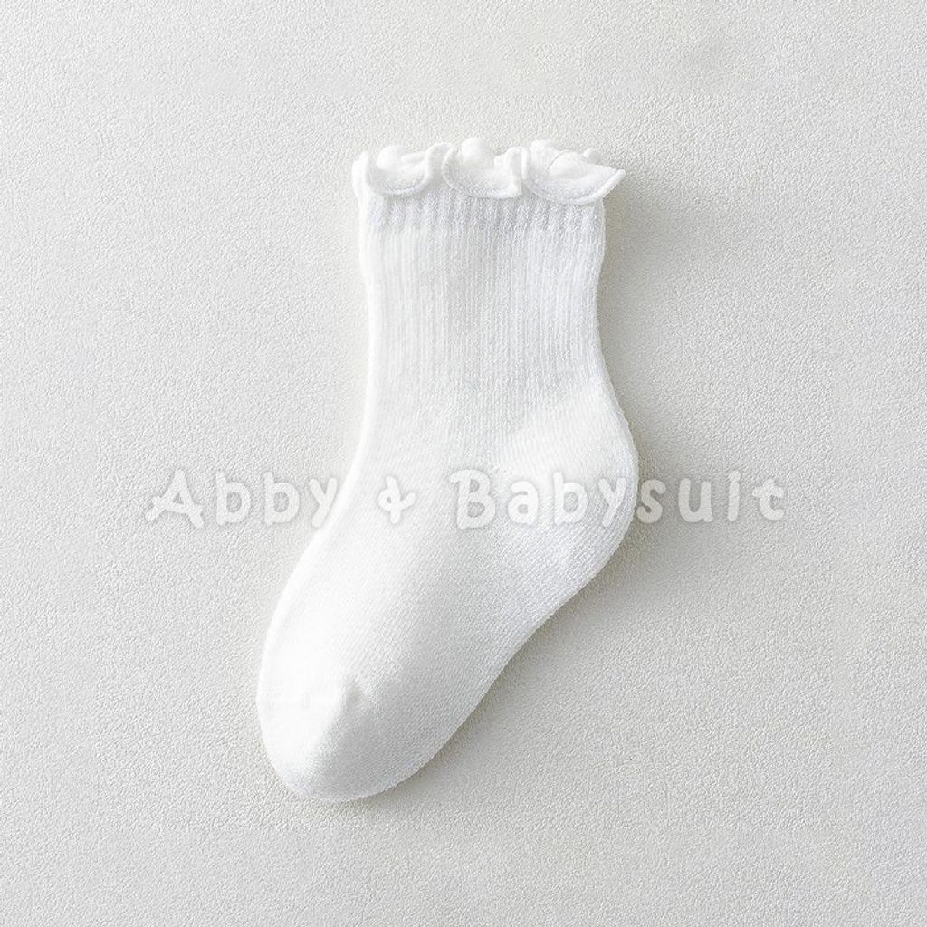 A05-60_素色木耳襪-10