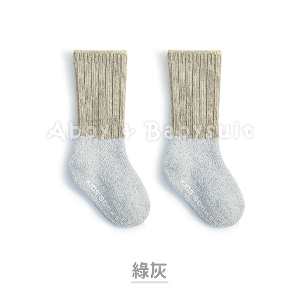 A05-49_加絨拚色中筒襪-14
