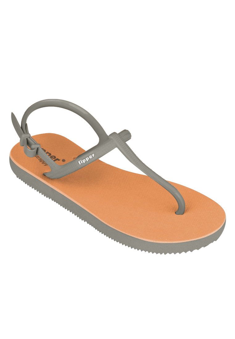 Fipper Strappy Natural Rubber Sandal for Women Compilation Colour