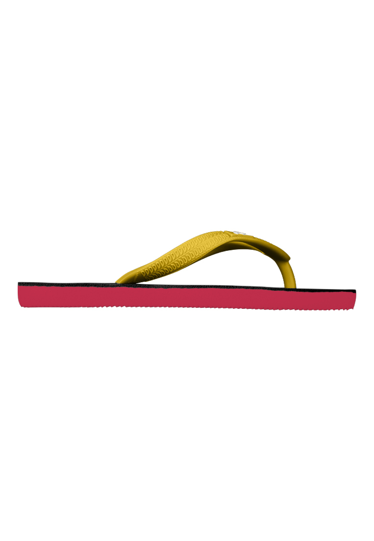 Fipper Slipper Junior Rubber for Children in Black / Pink (Punch) / Yellow