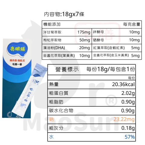 亮眼膳添加
