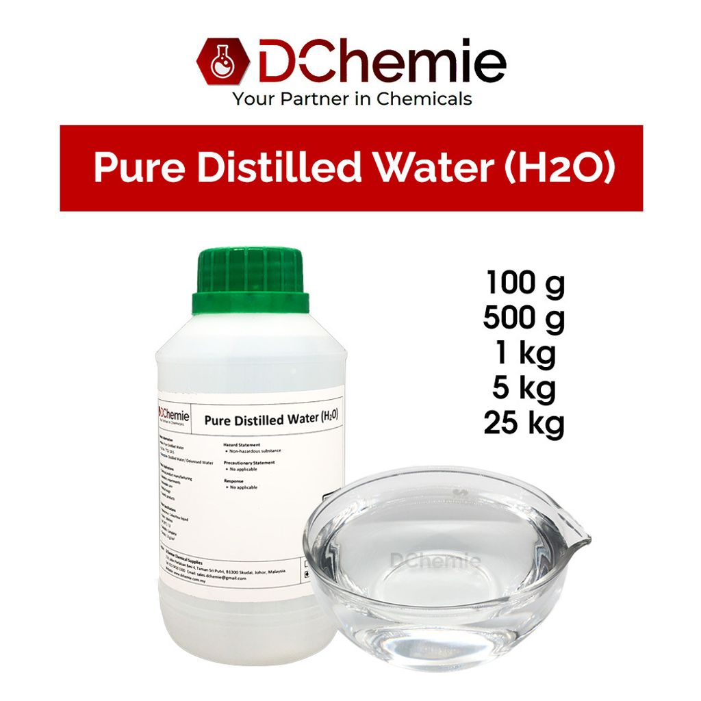 Pure Distilled Water / Deionized Water / Air Suling – DChemie Malaysia