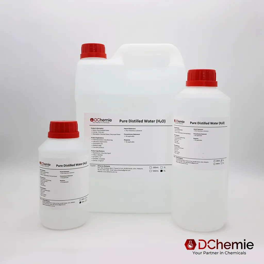 Page 3 Distilled Water