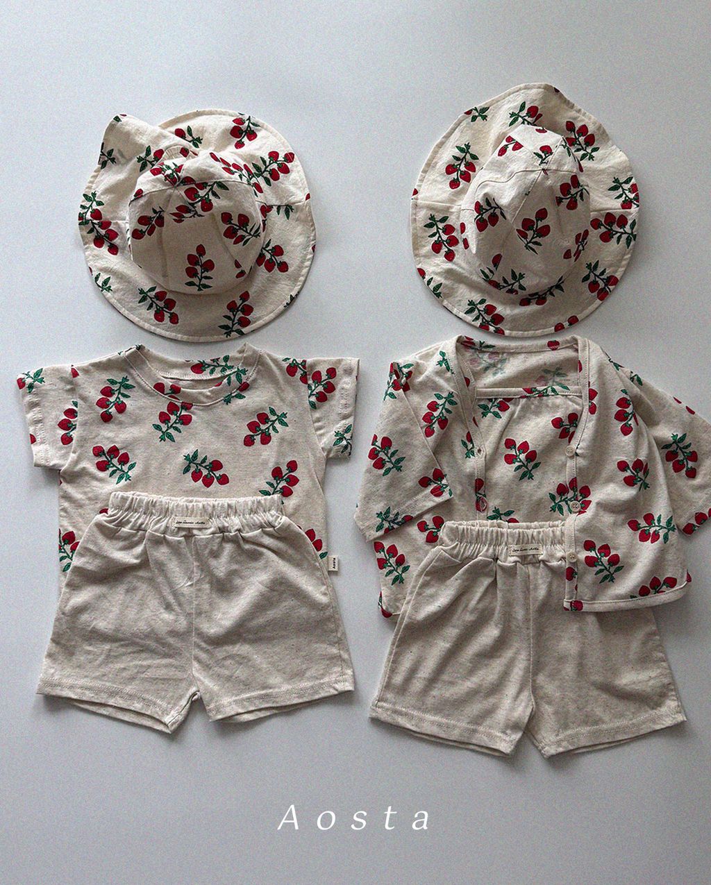 린넨가디건 딸기9