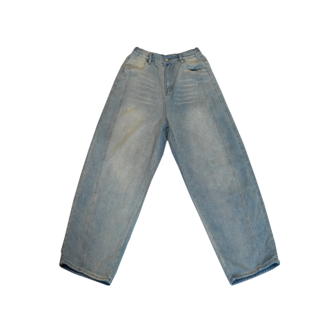 Light Blue Wide Leg Jeans