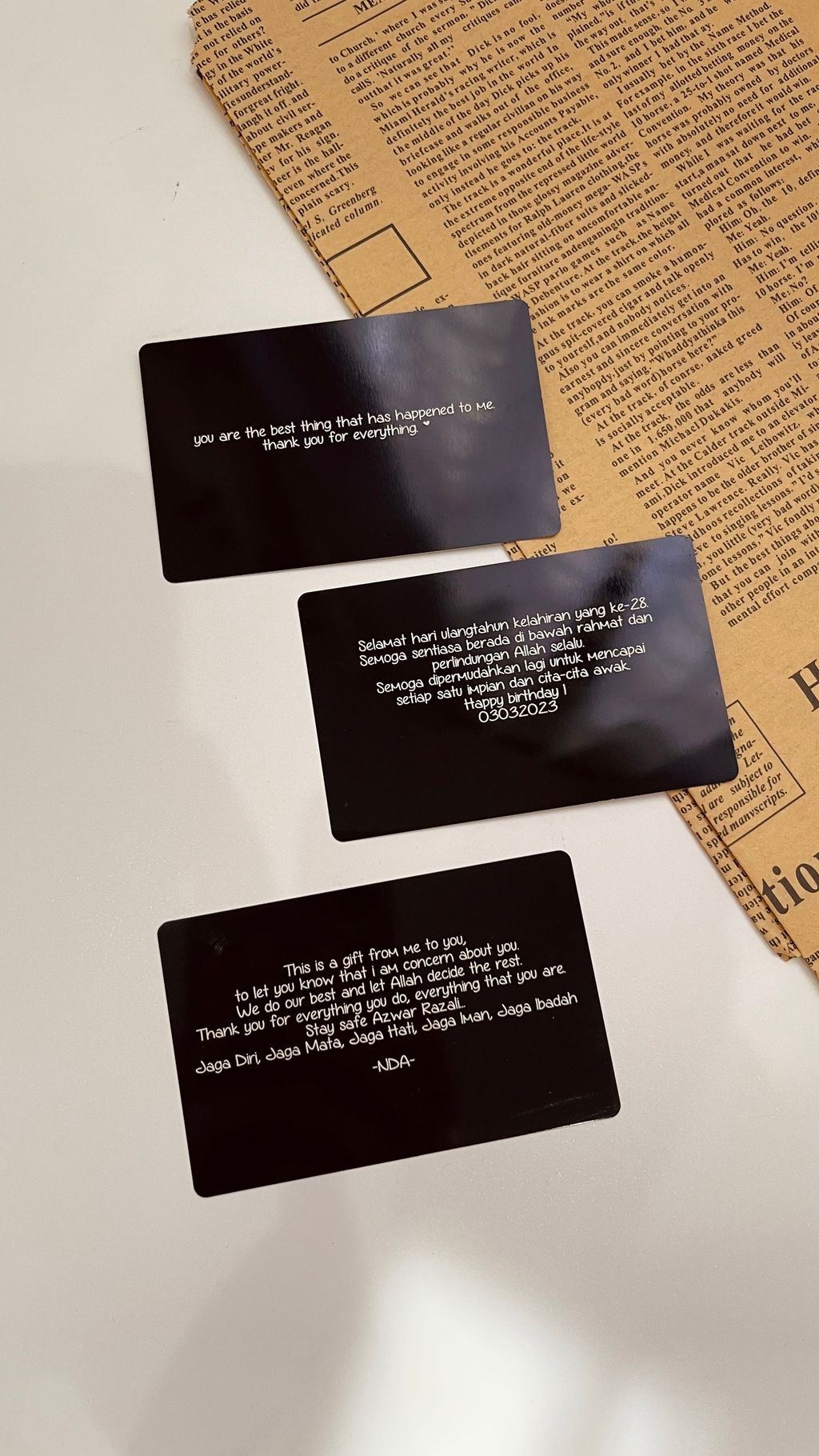 Personalised Card Holder – Le_Sticker.my