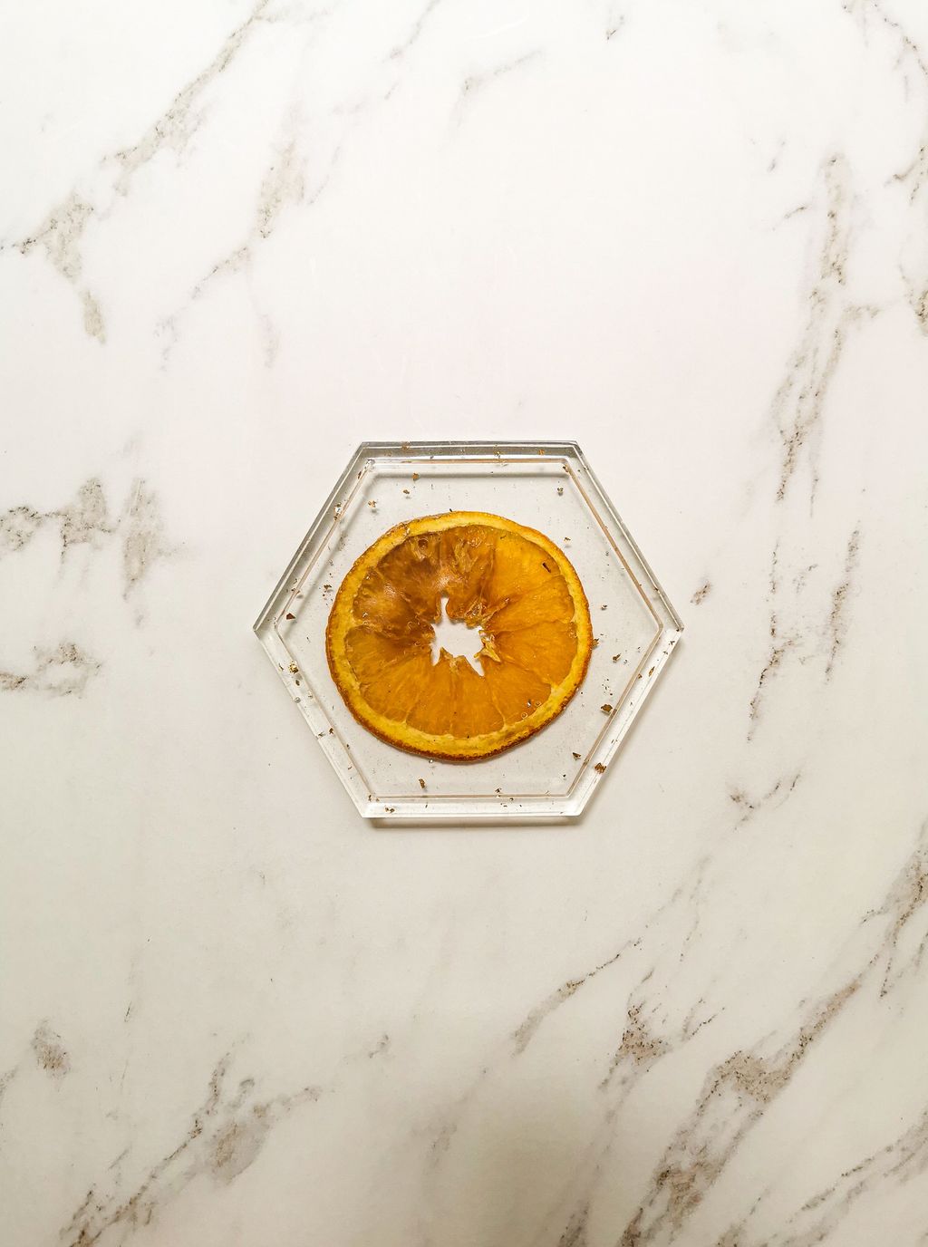 orange hexagon